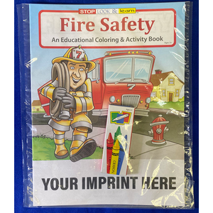 Fire Safety Coloring & Activity Book Fun Pack
