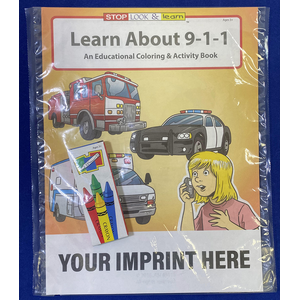 Learn About 9-1-1 Coloring Book Fun Pack