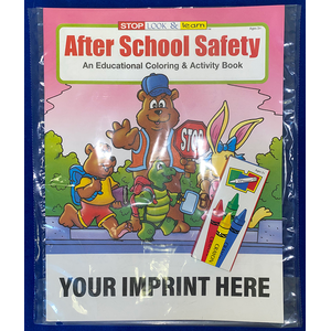 After School Safety Coloring Book Fun Pack