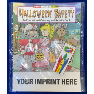 Halloween Safety Coloring Book Fun Pack