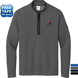 Nike® Textured Polyester 1/2 Zip Men's Cover Up