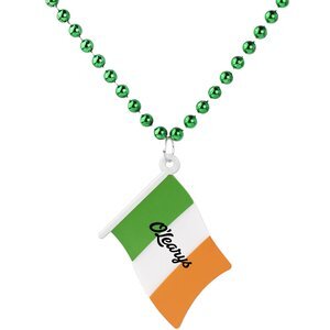 Irish Flag Medallion Beads