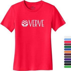 Nike® Swoosh Sleeve Recycled Poly rLegend Ladies' Tee