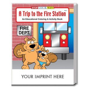 A Trip To The Fire Station Coloring & Activity Book