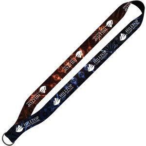 Polyester Dye Sublimated Lanyard, 1"