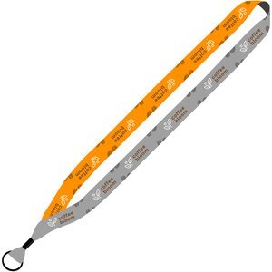 Dye-Sublimated Waffle Weave Lanyard, 3/4"
