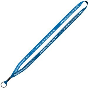 Dye-Sublimated Waffle Weave Lanyard, 1/2"