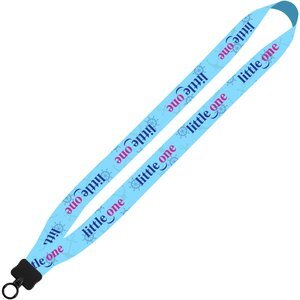 Dye Sublimated Waffle Weave Lanyard, 1"