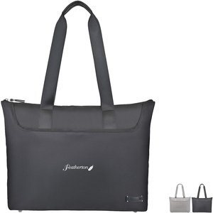 Travis & Wells® Lennox Recycled Nylon Laptop Tote