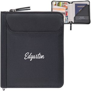 Travis & Wells® Lennox Recycled Nylon Passport Wallet