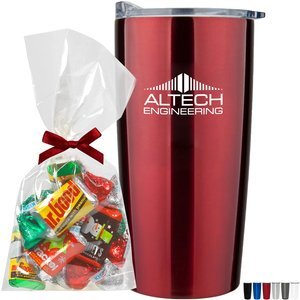 Hershey's® Holiday Mix Mug Stuffer & Straight Tumbler w/ Plastic Liner Gift Set