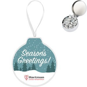 Full Color Ornament Tin w/ Hershey's® Kisses