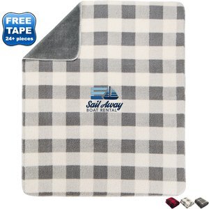 Port Authority® Double-Sided Sherpa Plush Blanket, 50" x 60"