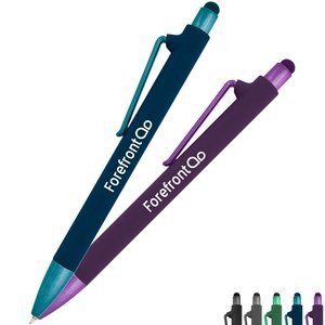 Sonnie Rubberized Plunger Action Pen