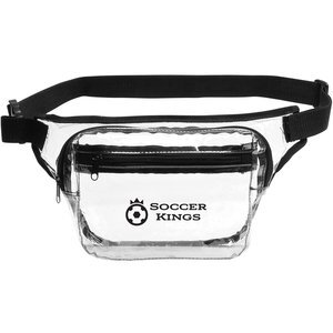 Transparent 2-Zipper PVC Fanny Pack