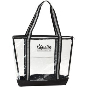 Diamond Clear TPU Zippered Tote