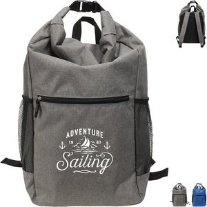 Bellerive Roll Top Polyester Backpack