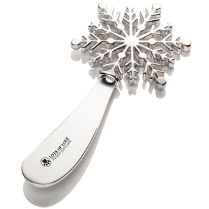 Giada Stainless Steel Snowflake Cheese Spreader