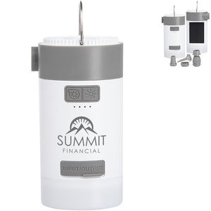 Portable 3-in-1 Air Pump, Light & Charger