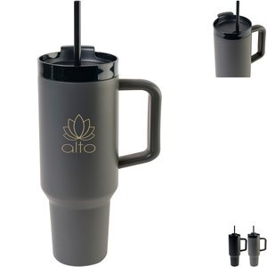 Owala 40oz Stainless Steel Tumbler With Handle FREE Laser