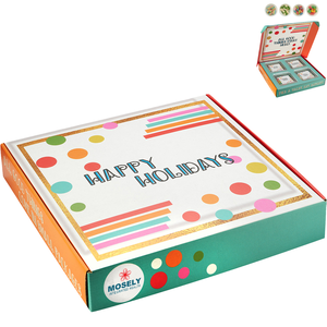 Sugar Stars, Rainbow Sour Belts, Gummy Bears & Apple Rings in Candy Gift Set, 4 Way