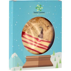 Belgian Chocolate Dipped Chocolate Cookie in Window Box