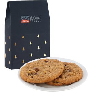 Milk Carton Box w/ 2 Oatmeal Raisins