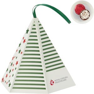 Holiday Ornament Box with Mini Milk Hot Chocolate Bomb