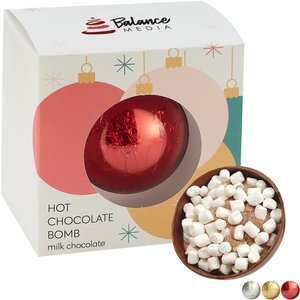 Milk Chocolate Bomb with Foil in Window Box