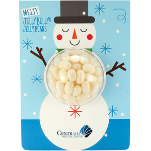 Holiday Billboard Card with Coconut Jelly Beans