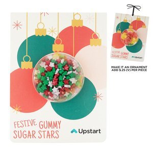 Holiday Billboard Card with Candy Stars