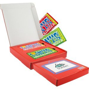 Milk Chocolate & Dark Chocolate Almond Sea Salt in Large Gift Box