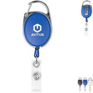 Retractable Badge Holder w/ Carabiner