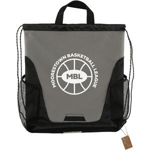 Rainier Recycled Polyester Drawstring Bag