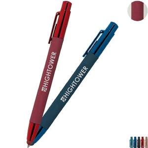 Monochrome Micro Knurl Stylus Pen, Laser Engraved