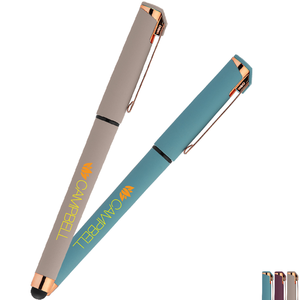 Islander Softy Rose Gold Designer Gel Pen w/ Stylus, Full Color