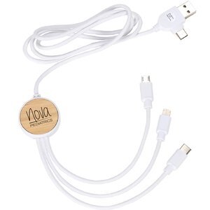 Bamboo 3-in-1 39" Charging Cable