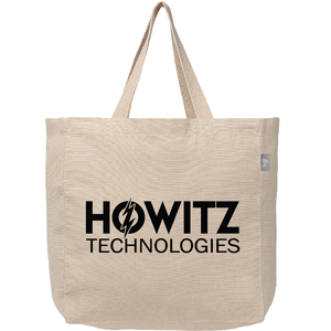 Toronto Recycled Cotton Blend Shopper Tote Bag, 5oz.