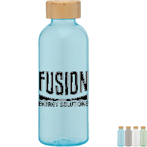 Strom RPET Water Bottle with Bamboo Lid, 22oz.