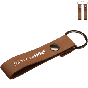 Leather Snap Keytag
