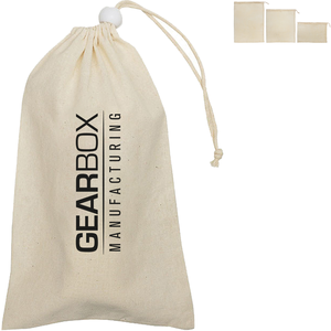 Reusable Cotton Mesh Produce Bag Set