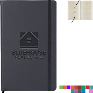 Black Laser Medio Ivory Pg Lined Journal