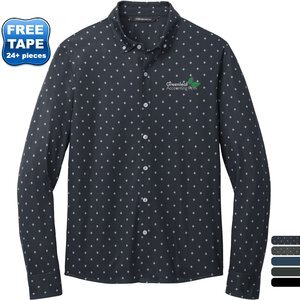 MERCER+METTLE™ Stretch Poly/Spandex Jersey Long Sleeve Men's Shirt