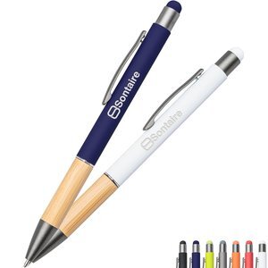 Assia Metal Pen with Bamboo Grip