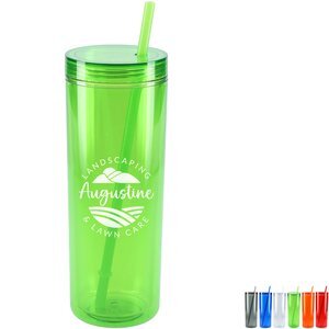 Chroma Recycled Acrylic Straw Tumbler, 16oz.