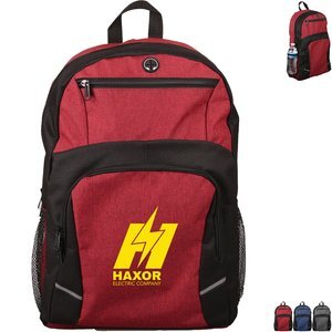 Stanford Heathered Polyester 16" Laptop Backpack