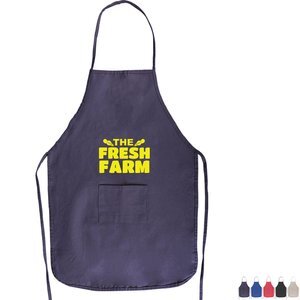 Cotton Apron w/ Front Pocket
