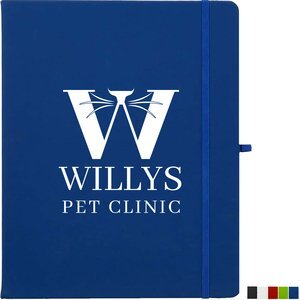 Soft Touch Journal w/ Pen Loop, 8" x 10"