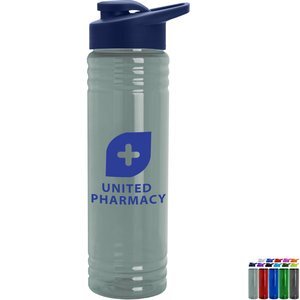Slim Fit UpCycle RPET Bottles With Drink-Thru Lid, 24oz.