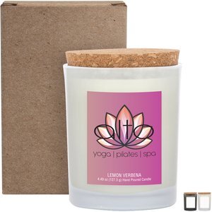 Niva Frosted Candle w/ Cork Lid